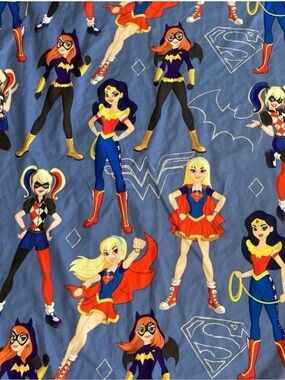 DC SuperHero Girls Twin Flat Sheet Only